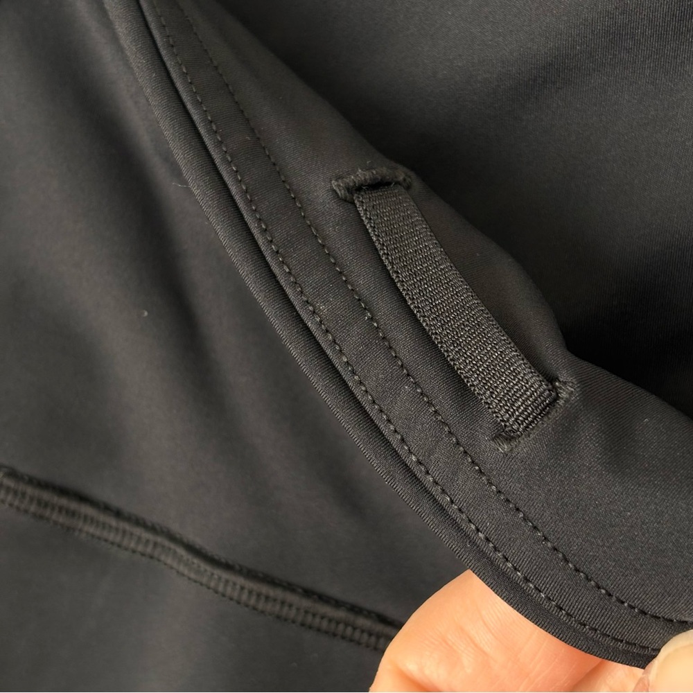 Lululemon Athletica Fast & Free Crop (19") Black Running Leggings Women's Size 6 - Picture 10 of 13